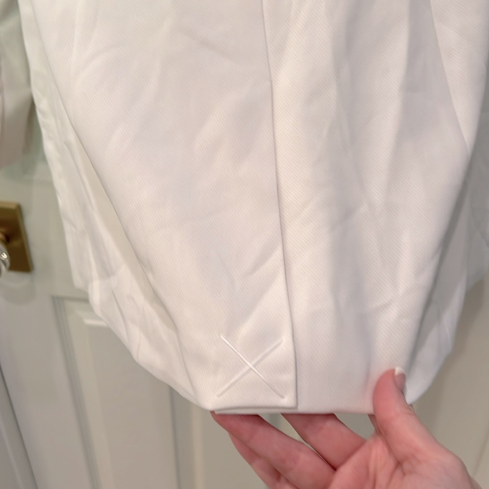 š¤ NWT Good American Fitted Blazer Ivory Size 2 MEDIUM - Picture 6 of 12